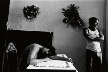 MICHALS, DUANE (1932- ) Ernestine & Danny Maffia * Boy with star.